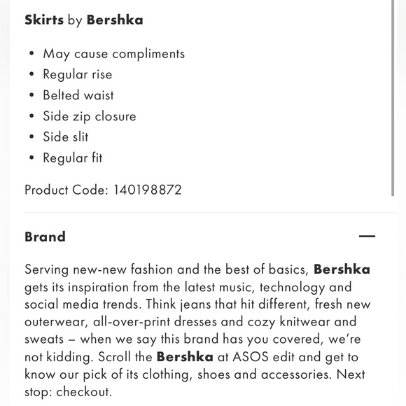 Bershka belted faux leather mini skirt in burgundy - Picture 6 of 12